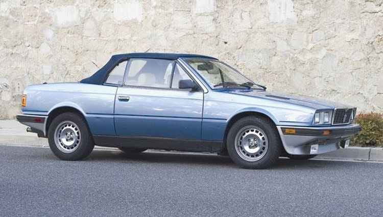 The Zagato-bodied Spyder convertible arrived in 1986 with a shorter wheelbase than the Biturbo coupe, but was otherwise mechanically identical.